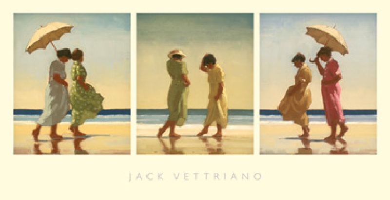 Summer Days - Triptych von Jack Vettriano