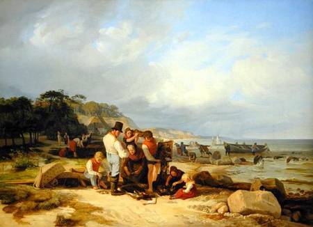 Fishermen in Probstei von Jacob Gensler
