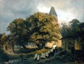 Elstorf Churchyard, near Hamburg 1837