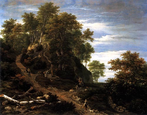 Bergige Landschaft von Jacob Isaacksz van Ruisdael