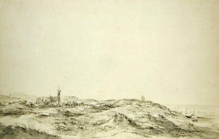 The Dunes at Wijk aan Zee von Jacob Isaacksz van Ruisdael