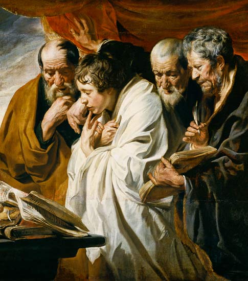 Die vier Evangelisten von Jacob Jordaens