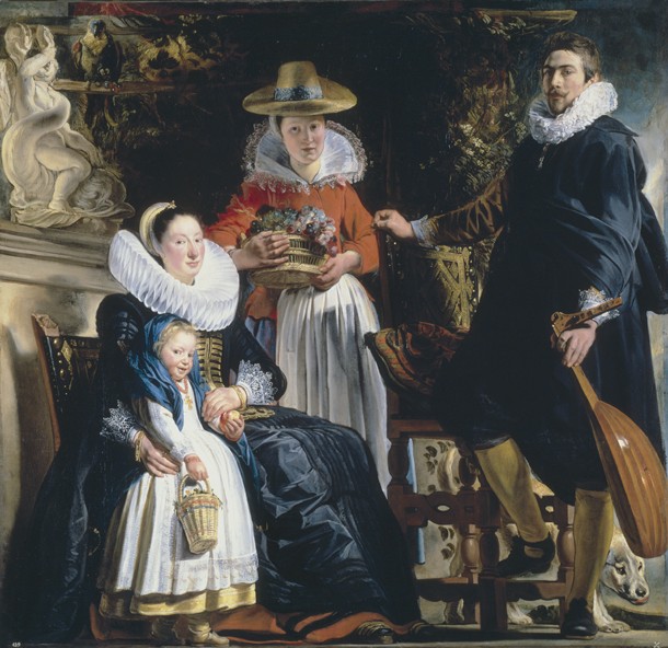 Die Familie des Malers von Jacob Jordaens