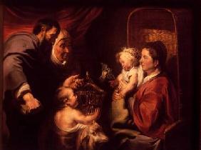 The Virgin and Child with SS Zacharias, Elizabeth and John the Baptist c.1620