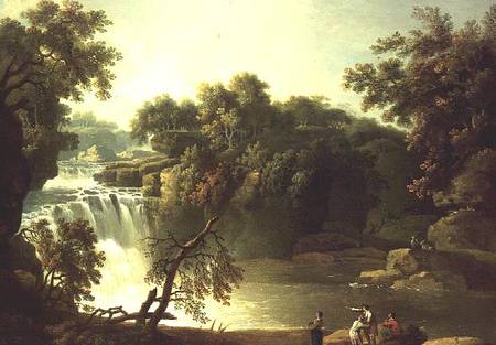 Cora Lynn, the Falls from the Clyde von Jacob More