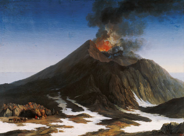 Eruption des Ätna von Jacob Philipp Hackert