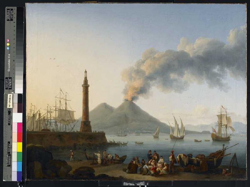 Hafen von Neapel von Jacob Philipp Hackert