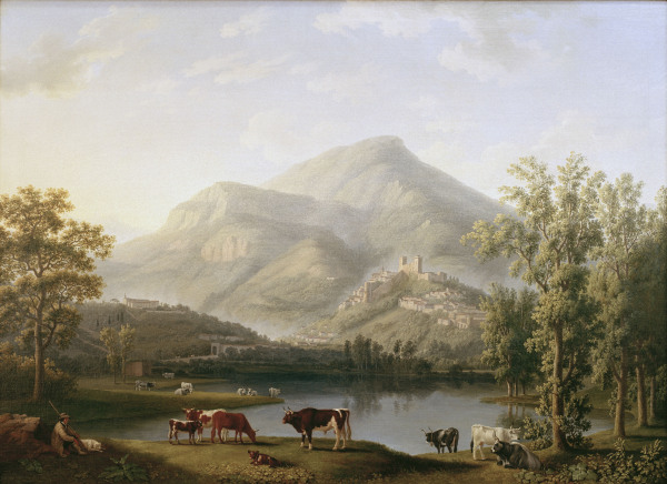 Landschaft bei Itri von Jacob Philipp Hackert