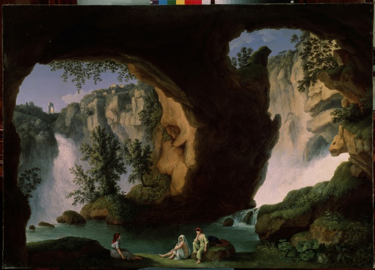 Neptuns Grotte (Grotta di Nettuno) von Jacob Philipp Hackert