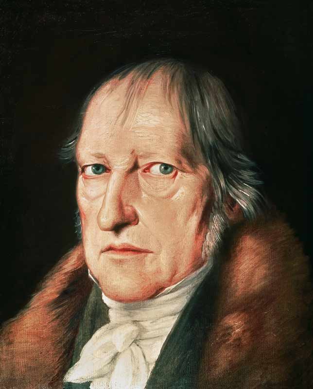 Portrait of Georg Wilhelm Friedrich Hegel (1770-1831) von Jacob Schlesinger