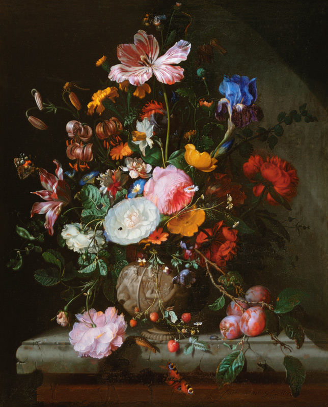 Blumenstillleben von Jacob van Walscapelle