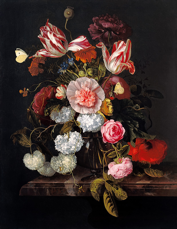Stillleben mit Blumen von Jacob van Walscapelle