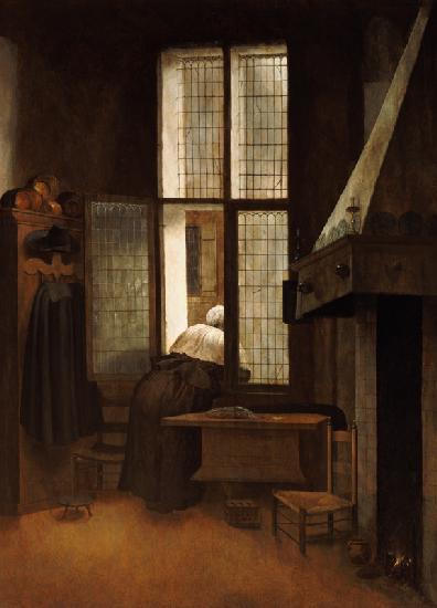 Frau am Fenster 1654