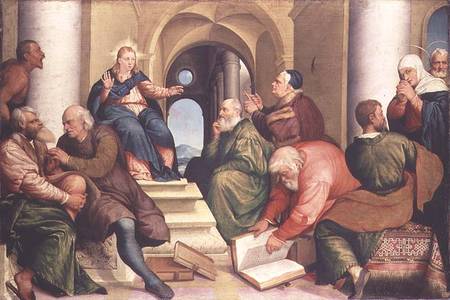 Christ among the Doctors von Jacopo Bassano