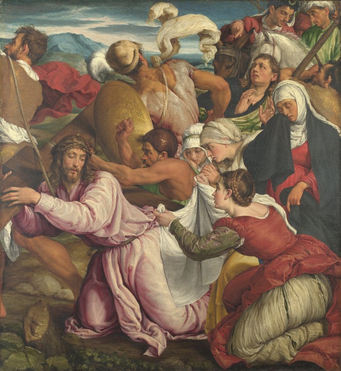 Der Weg zum Golgatha von Jacopo Bassano