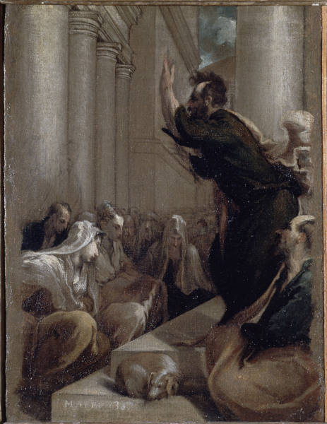 Jacopo Bassano, Predigt des Paulus von Jacopo Bassano