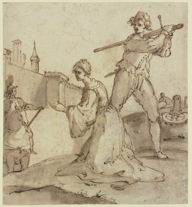 Enthauptung der Heiligen Katharina von Jacopo Chimenti gen. Da Empoli
