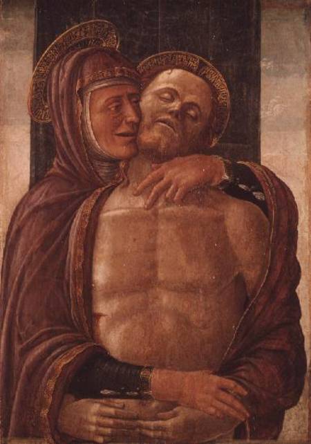 The Virgin with the Dead Christ (tempera on wood) von Jacopo da Montagnana