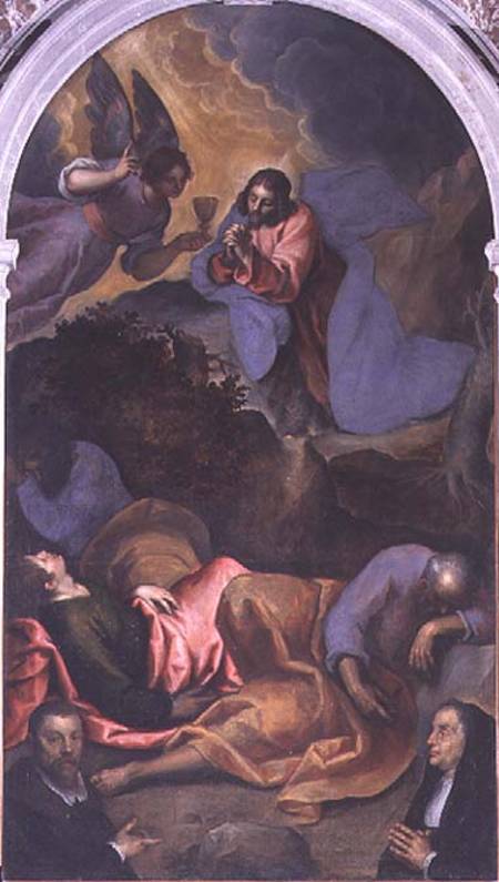 Christ in the Garden of Gethsemane von Jacopo Palma il Giovane