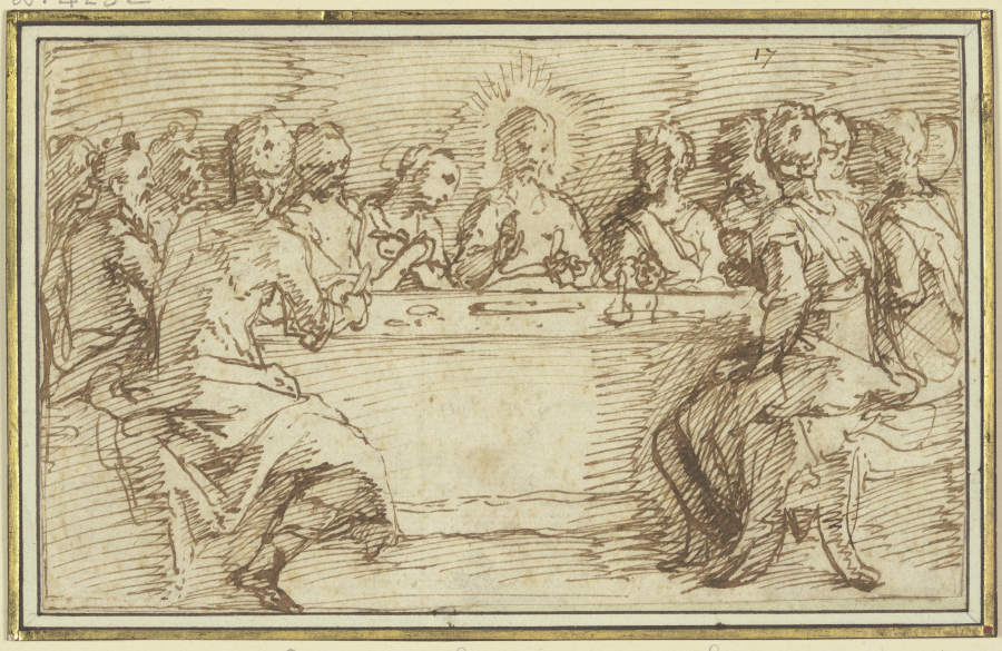 Das letzte Abendmahl von Jacopo Palma il Giovane