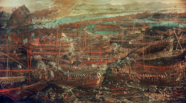 Naval Battle of Lepanto 1571 / Tintorett von Jacopo Robusti Tintoretto