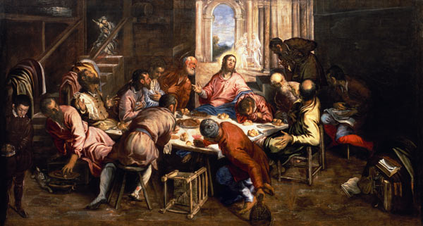 Das Abendmahl von Jacopo Robusti Tintoretto