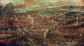 Naval Battle of Lepanto 1571 / Tintorett