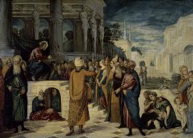 Tintoretto / Christ and the Adultress