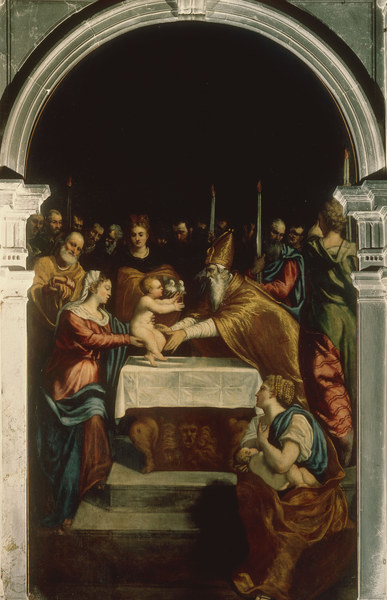 Tintoretto / Presentation in the Temple von Jacopo Robusti Tintoretto