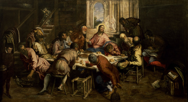 Tintoretto / The Last Supper von Jacopo Robusti Tintoretto
