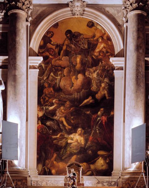 Tintoretto / Vision of St.Roche / 1588 von Jacopo Robusti Tintoretto
