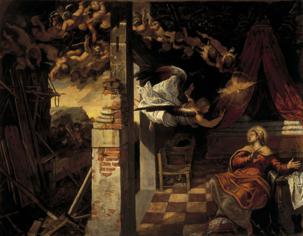Tintoretto, Virgin s Annuncation von Jacopo Robusti Tintoretto