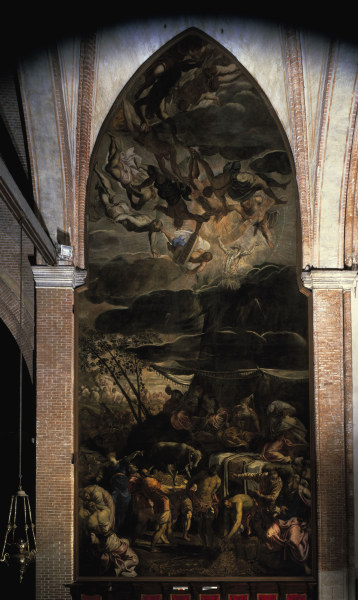 Tintoretto, Worship of Golden Calf von Jacopo Robusti Tintoretto