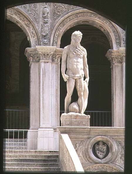 Neptune: colossal statue von Jacopo Sansovino