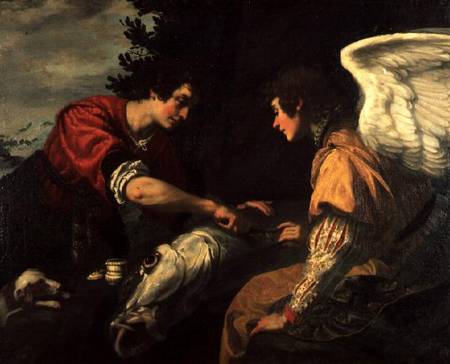 Tobias and the Archangel Raphael von Jacopo Vignali
