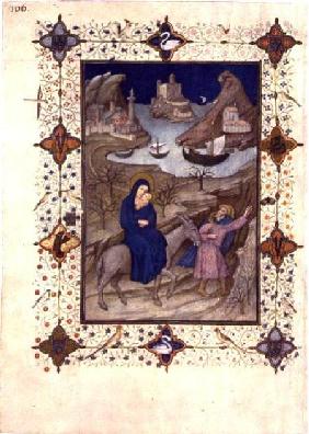 Hours of Notre Dame: Vespers, The Flight into Egypt, French