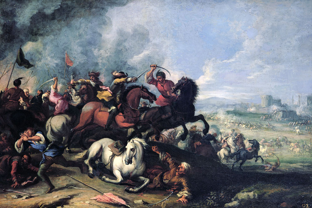 Battle Scene von Jacques Courtois