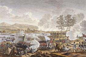 The Battle of Friedland, 14 June 1807, engraved by Francois Pigeot (b.1775) (aquatint) 1896