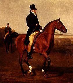 Bildnis des Francis Augustus Lord von Heathfield zu Pferde