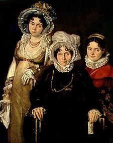 Die drei Frauen aus Gent. von Jacques Louis David