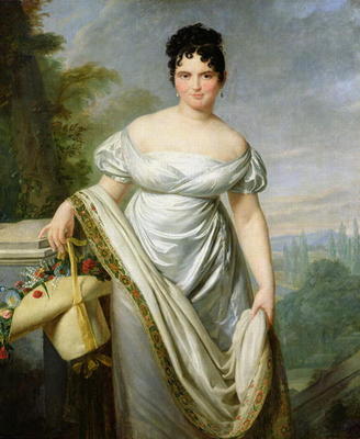 Madame Tallien (1773-1835) (oil on canvas) von Jacques Louis David