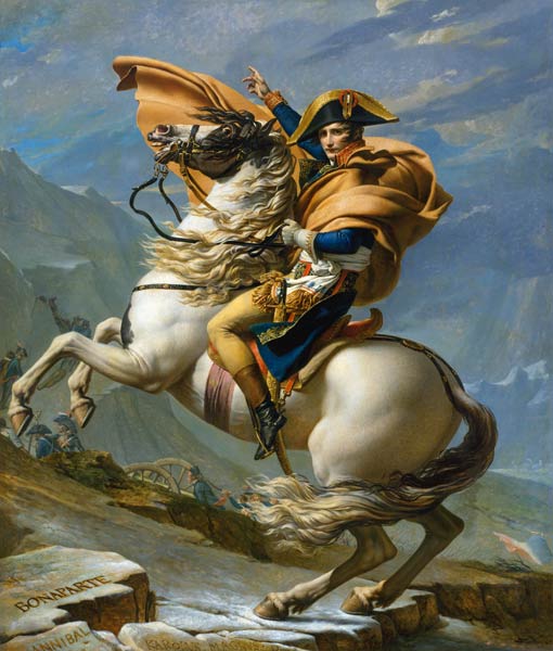 Napoleon,Gr.St.Bernhard von Jacques Louis David