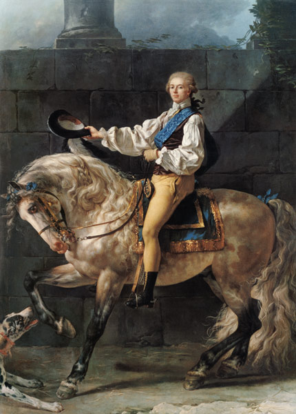 Portrait du comte Stanislas Potocki von Jacques Louis David