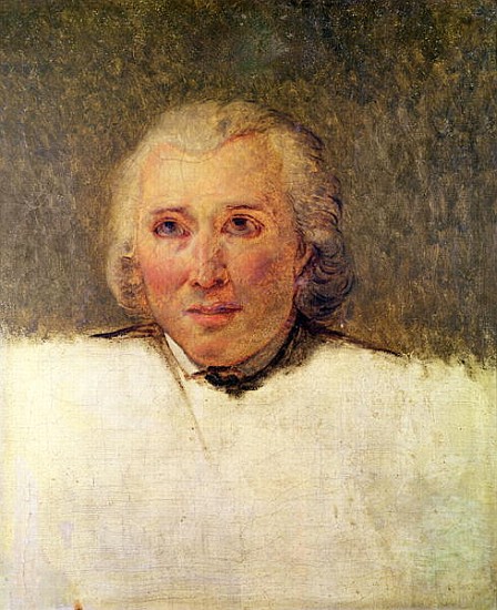 Portrait of Henri Gregoire (1750-1831) study for the Tennis Court Oath von Jacques Louis David