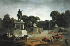 The Entrance to the Tuileries from the Place Louis XV in Paris c.1775