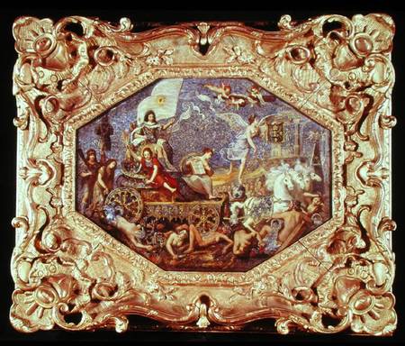 The Triumph of Louis XIII (1601-43) over the Enemies of Religion von Jacques Stella