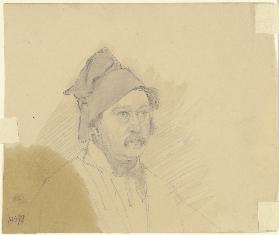 Mann mit Bart und Hut