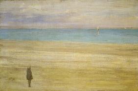 Harmonie in Blau und Silber - Trouville 1865