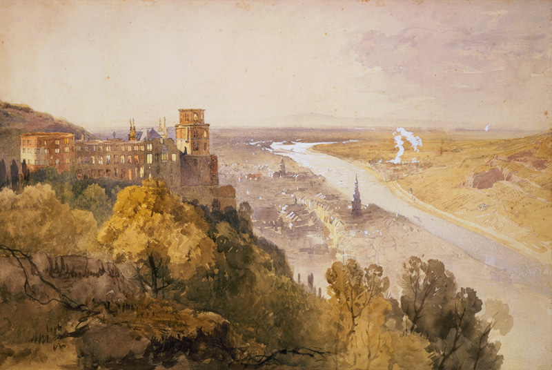 View of Heidelberg von James Baker Pyne