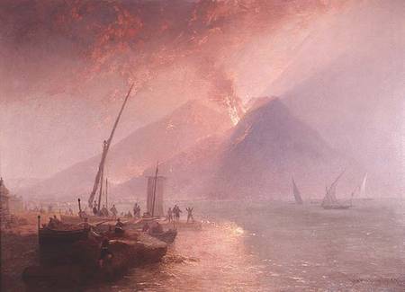 Eruption of Mt.Vesuvius von James Baker Pyne